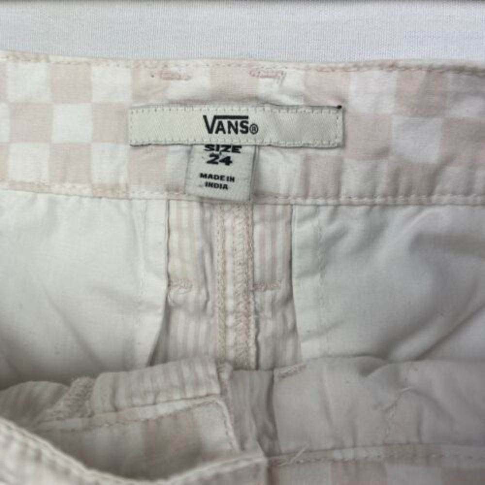 vans womens pink and white striped pants‎ - Picture 8 of 10